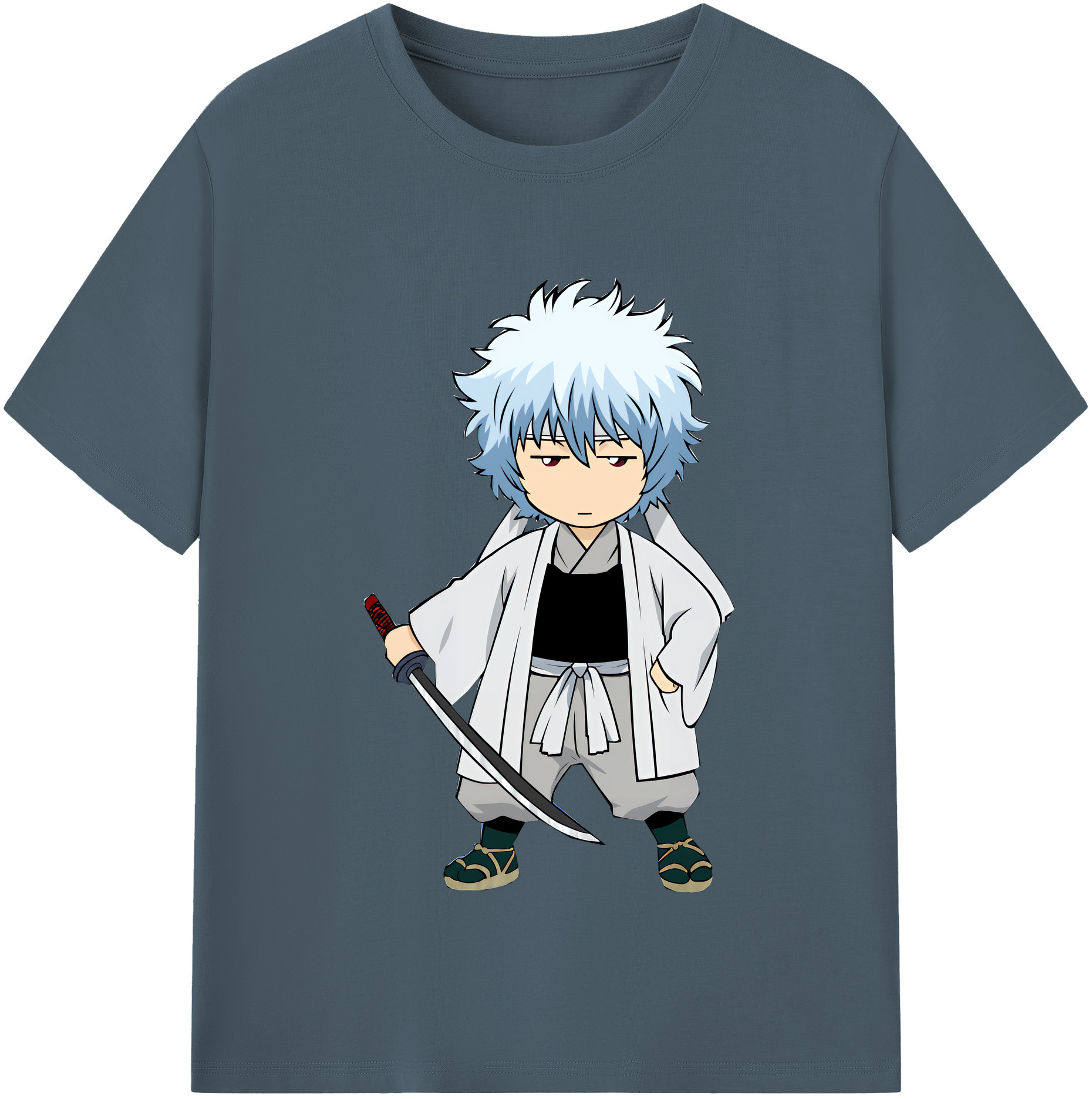 （画像用） ぎんたま 坂田銀時（さかたぎんとき） 神楽 志村新八（しむら しんぱち） GINTAMA Sakata Gintoki Kagura Shimura Shinpachi 綿100％半袖Tシャツ（フロントプリント）